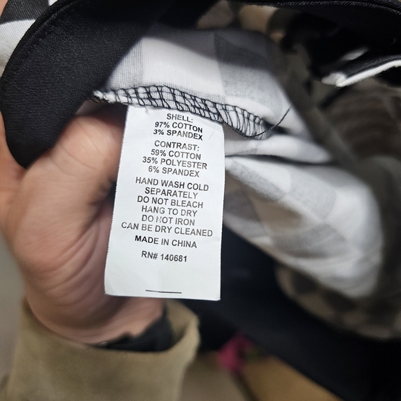 Smak Parlor Checkered Pants Capped Legs Size Medium - Picture 2 of 8